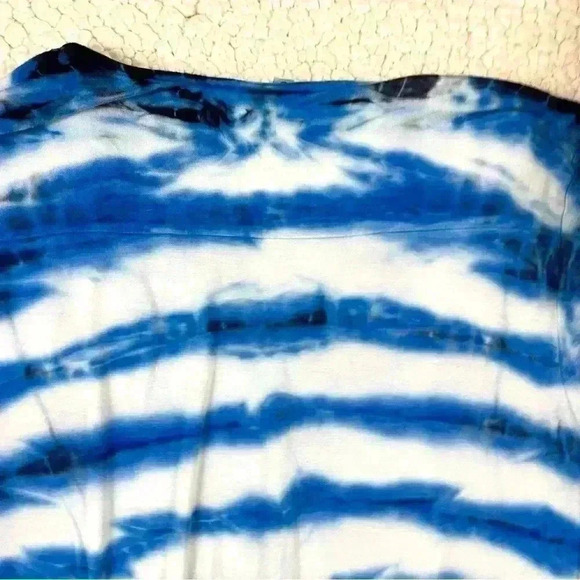 Young Fabulous & Broke Tie Dye Elastic Waist 3/4 Tab Sleeve Jumper Romper Size S - Picture 11 of 14